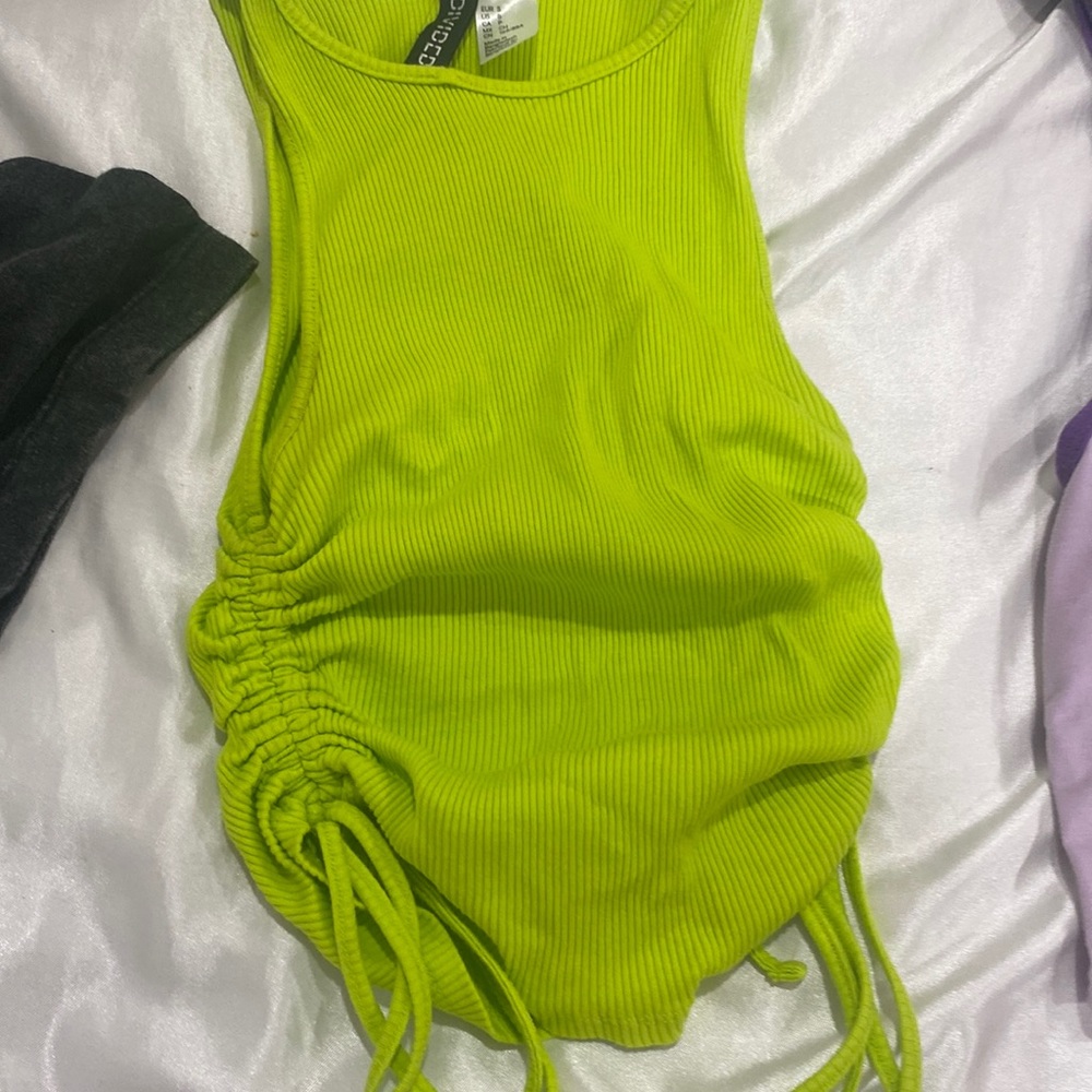 Neon yellow shirt